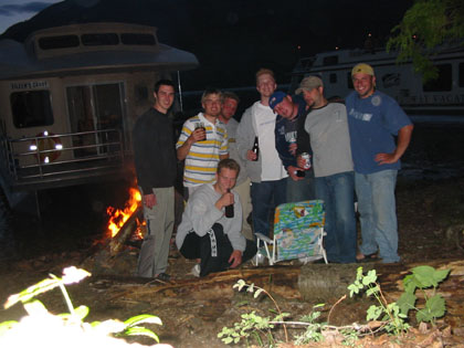 Houseboat Trip in the Shuswap, 2003