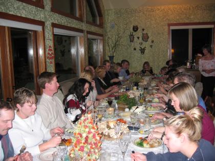 Christmas Dinner at the Bear and Bison