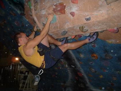 Me climbing - It actually looks like I know what I'm doing!