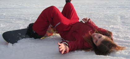 Kerri sprawled