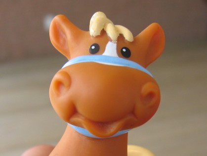 A grinning cow