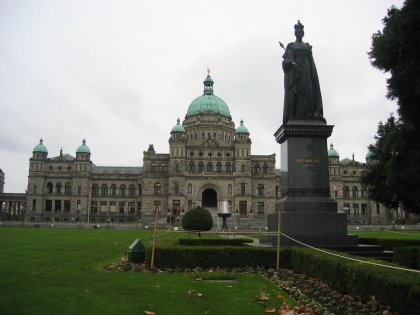 The
Parliment Buildings in Victoria