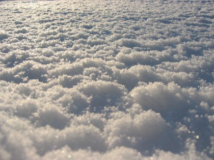 Snow on the roof of my garage