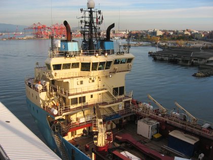 Underwater Line-Laying Ship