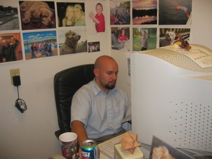 Does that monitor not look HUGE!?