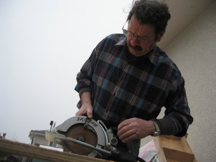 My dad has more skill with a power saw than most carpenters have with a hammer and chissel