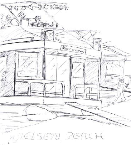 A sketch I made yesterday between calls