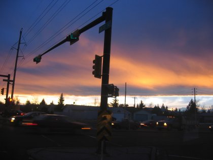 Fire in the sky