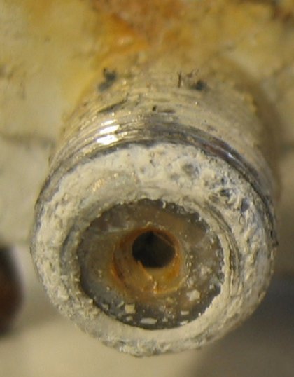 A rusty spiggot