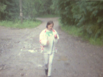 My first girlfriend, Sarah Burrows at Family Camp