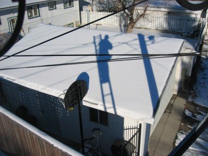 Casting a shadow