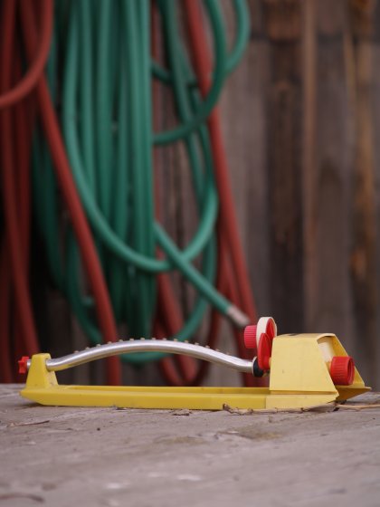 Yellow Sprinkler