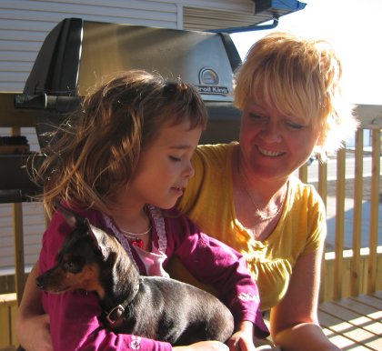 Maddy, Peggy, and Taz