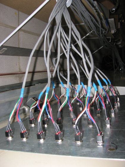 The completely wired switch board