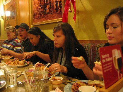 The right side of our table