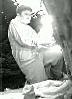 Images of the kids stealing my Christmas lights