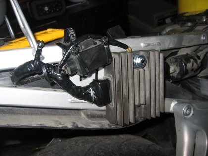 The new regulator mounted