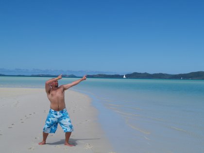 Hello from the white sands of Australia!