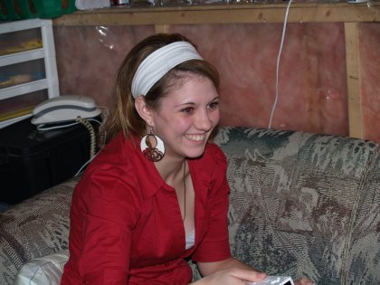 Kristin's Wii brings her so much joy...