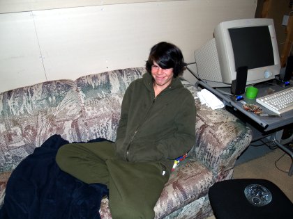 Hanging out in the basement