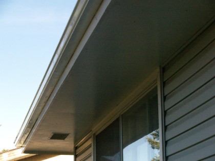 Eaves trough after!
