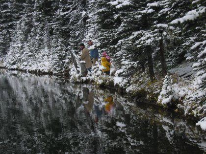 Going round the lake