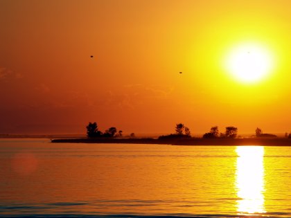 Golden Sunset on Lake Keho