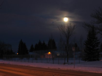 Morning Moonscape