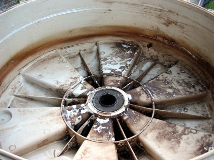Destroyed bearing