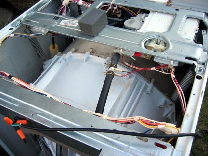 Front Loader with the new rear drum installed