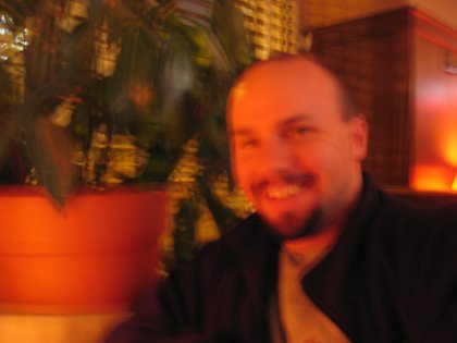 A picture of me, blurred slightly
