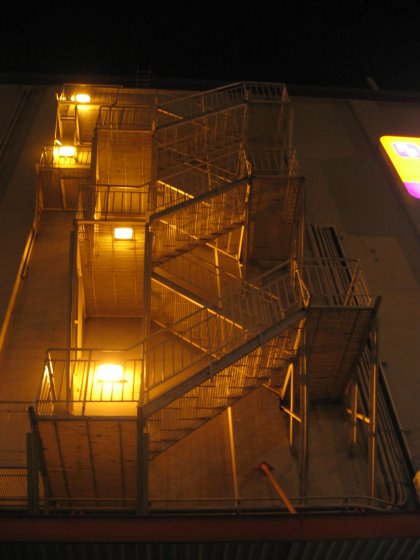 The fire escape on this particular building was particularly photogenic