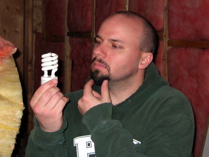 John doing some 'light thinking'
