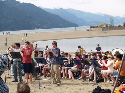 A Band on the Beach