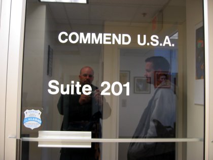 The front door of Commend Intercoms
