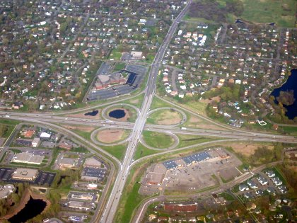A true traffic cloverleaf!