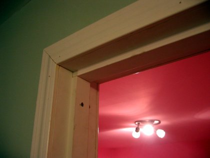 Corners on my very first door hang