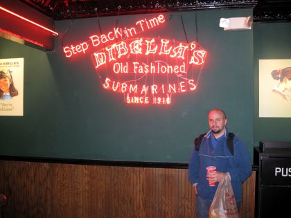 Myself at a local eatery