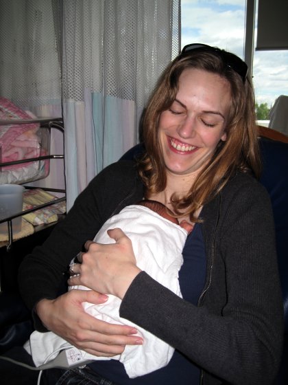 Happy mother
