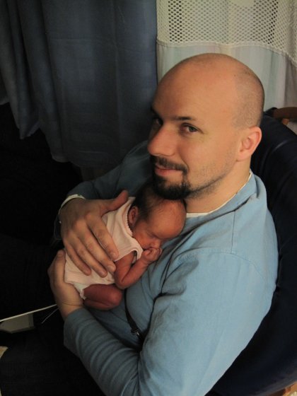 Holding a child changes your heart. 