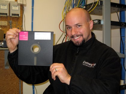 John with an eight inch floppy