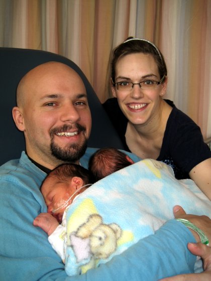 Mom, Dad, and The Twins
