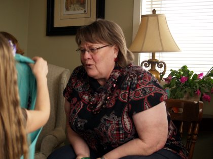 My mother was never one to under-exasperate a gift