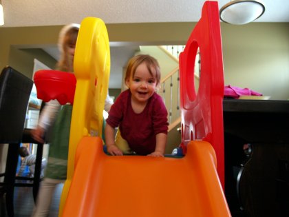 Glee on the new slide