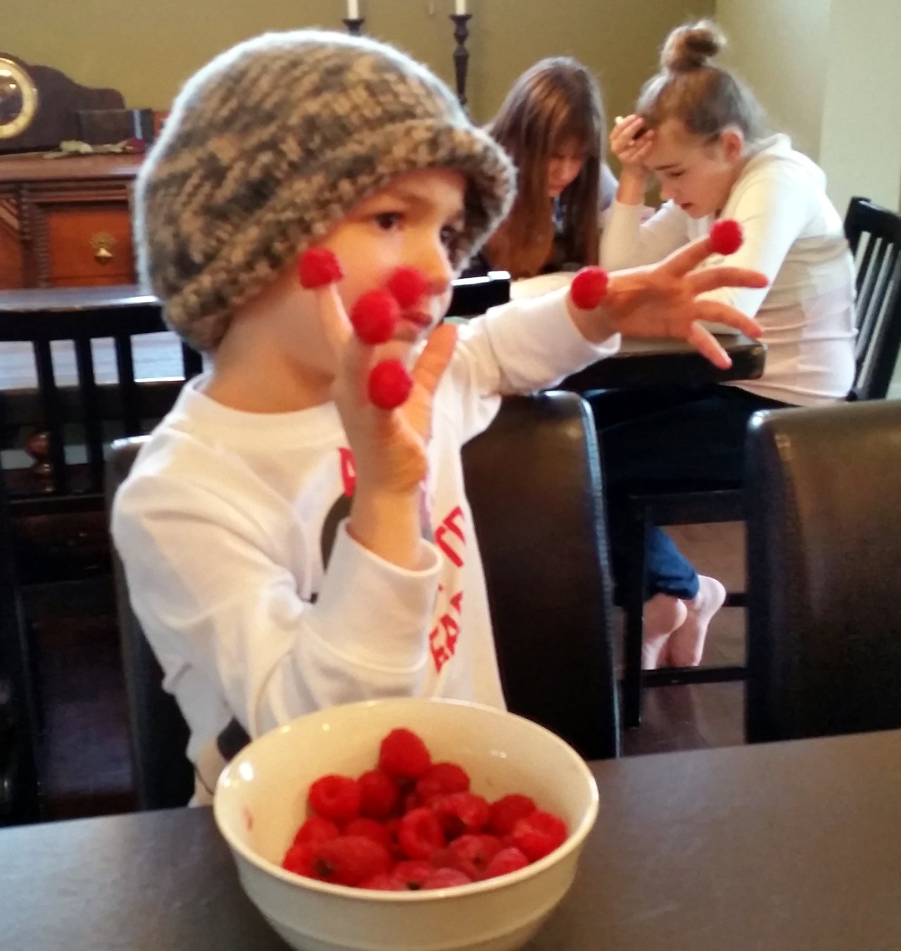 Raspberries Are Finger Food