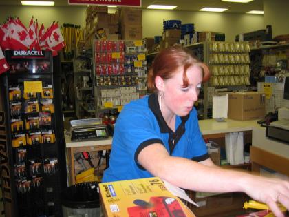 Alisha working