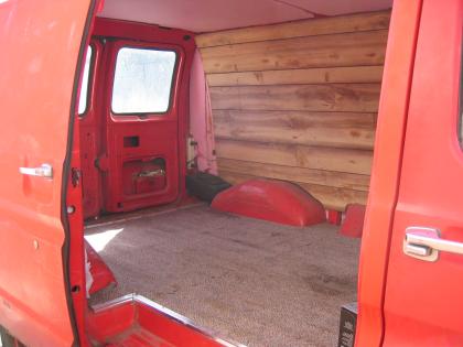 Cleaned out the van today