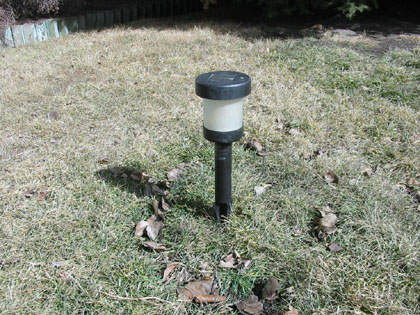 My solar powered night light