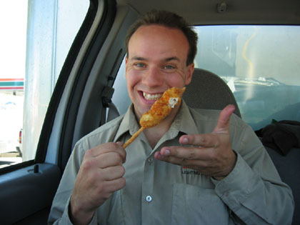 The famous 7-Eleven Chicken Kabob!