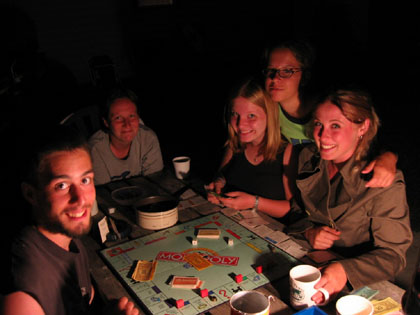Colin, Bethany, Rebecca, Maria, and Jacquie - from left to right
